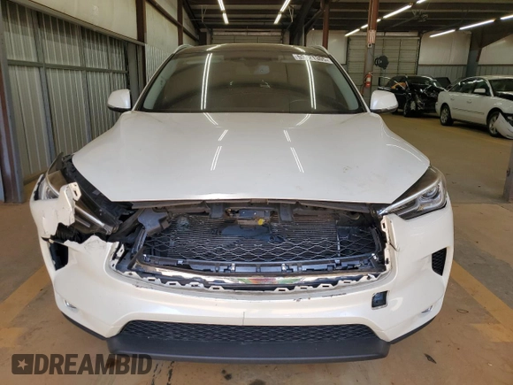 2020 Infiniti QX50 Luxe with VIN 3PCAJ5M38LF101201, listed as a Copart auction lot 53521305 with 74,448 mi miles and Salvage title. Bid and sale history available at DreamBid. Image 5.