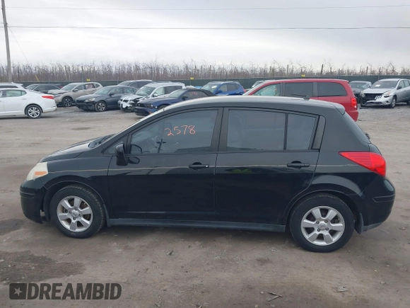 2008 Nissan Versa 1.8 S with VIN 3N1BC13E78L350580, listed as a IAAI auction lot 41512578 with 118,067 mi miles. Bid and sale history available at carsss.com. Image 14.