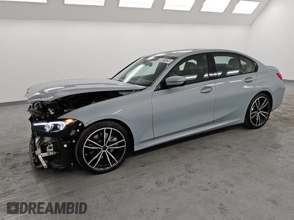 2024 BMW 3 Series 330i xDrive z VIN 3MW89FF05R8E63867, wystawiony jako Copart lot #89361635 z przebiegiem 20 190 mil mil oraz Czysty tytuł • Clean title. Historia ofert i sprzedaży dostępna na DreamBid. Obrazek 1.