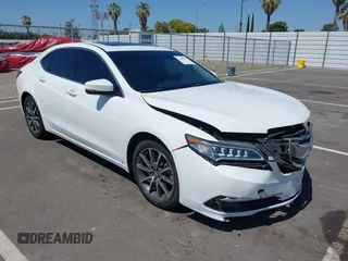 2015 Acura TLX V6 with VIN 19UUB2F31FA019718, listed as a IAAI auction lot 42588671 with 92,417 mi miles and . Bid and sale history available at DreamBid. Image 1.