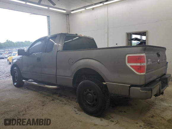 2010 Ford F-150 XL with VIN 1FTEX1CW0AFB44606, listed as a Copart auction lot 56570045 with 166,448 mi miles and Salvage title. Bid and sale history available at DreamBid. Image 2.