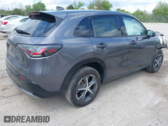 2023 Honda HR-V EX-L with VIN 3CZRZ1H77PM724631, listed as a IAAI auction lot 42453591 with 28,758 mi miles and . Bid and sale history available at DreamBid. Image 4.
