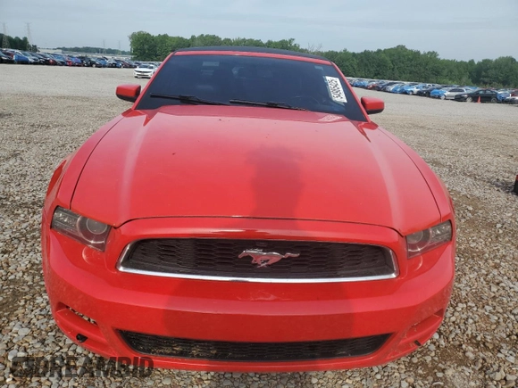 2013 Ford Mustang V6 with VIN 1ZVBP8EM0D5265005, listed as a Copart auction lot 54985425 with 128,964 mi miles and Salvage title. Bid and sale history available at DreamBid. Image 5.