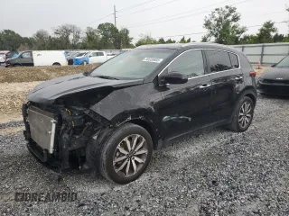 2017 Kia Sportage EX with VIN KNDPN3AC9H7168877, listed as a Copart auction lot 59339935 with 78,053 mi miles and Salvage title. Bid and sale history available at DreamBid. Image 1.