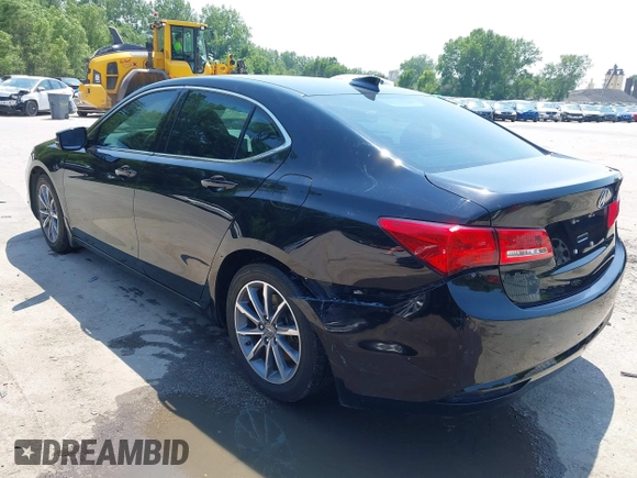 2018 Acura TLX with VIN 19UUB1F33JA006391, listed as a IAAI auction lot 42394731 with 97,046 mi miles and . Bid and sale history available at DreamBid. Image 3.