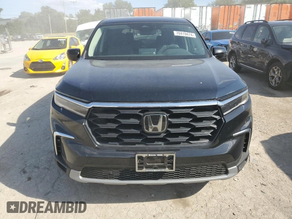 2023 Honda Pilot EX-L 7 Passenger with VIN 5FNYG1H59PB008291, listed as a Copart auction lot 70419474 with 24,043 mi miles and Salvage Title. Bid and sale history available at carsss.com. Image 5.