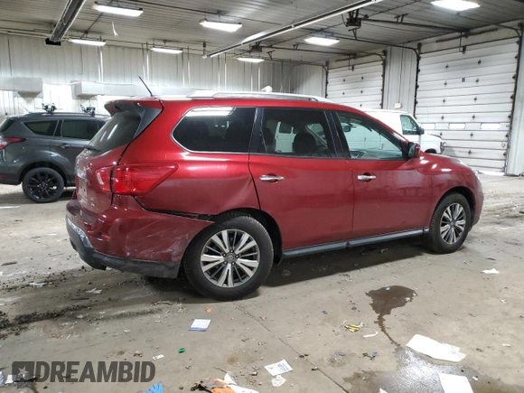 2018 Nissan Pathfinder SL z VIN 5N1DR2MM3JC645270, wystawiony jako Copart lot #55158035 z przebiegiem 88 354 mil mil oraz Nie do naprawy • Non repairable. Historia ofert i sprzedaży dostępna na DreamBid. Obrazek 3.