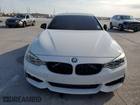 2016 BMW 4 Series 435i with VIN WBA3R1C59GK529765, listed as a Copart auction lot 69156354 with 66,654 mi miles and Salvage title. Bid and sale history available at DreamBid. Image 5.