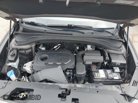 2019 Hyundai Santa Fe SE z VIN 5NMS2CAD0KH123337, wystawiony jako Copart lot #53883405 z przebiegiem 79 456 mil mil oraz Szkoda całkowita • Salvage title. Historia ofert i sprzedaży dostępna na DreamBid. Obrazek 12.