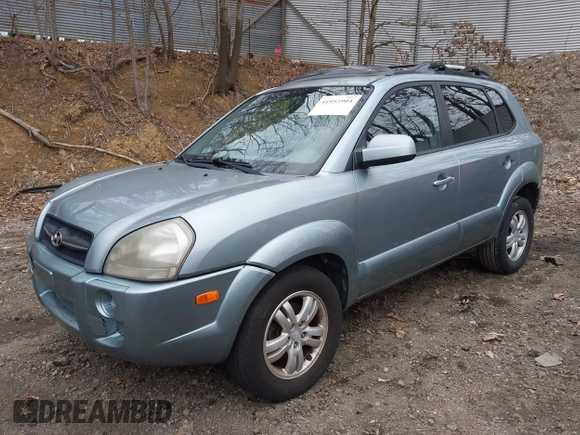 2006 Hyundai Tucson GLS with VIN KM8JN12D76U377059, listed as a IAAI auction lot 41953904 with 92,213 mi miles. Bid and sale history available at carsss.com. Image 2.