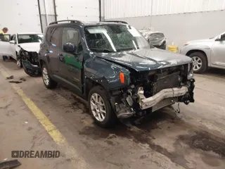 2021 Jeep Renegade Latitude with VIN ZACNJDB15MPM41197, listed as a IAAI auction lot 41473315 with 52,740 mi miles. Bid and sale history available at carsss.com. Image 1.