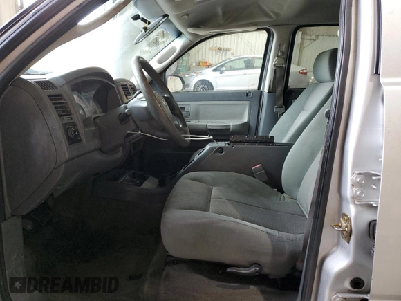 2005 Dodge Dakota SLT with VIN 1D7HE48K75S326347, listed as a Copart auction lot 80089704 with 226,165 mi miles and Salvage Title. Bid and sale history available at DreamBid. Image 7.
