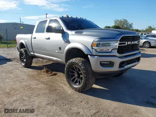2021 Ram 2500 Big Horn with VIN 3C6UR5DL0MG659682, listed as a IAAI auction lot 41680277 with 59,650 mi miles. Bid and sale history available at carsss.com. Image 1.