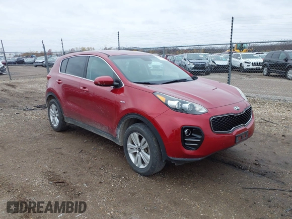 2017 Kia Sportage LX with VIN KNDPMCAC7H7153099, listed as a IAAI auction lot 40939155 with 133,394 mi miles and . Bid and sale history available at carsss.com. Image 1.