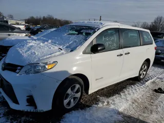 2018 Toyota Sienna L with VIN 5TDZZ3DC5JS944216, listed as a Copart auction lot 42262675 with 163,078 mi miles and Clean Title. Bid and sale history available at DreamBid. Image 1.
