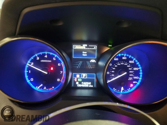 2018 Subaru Outback Premium with VIN 4S4BSAFC3J3325621, listed as a Copart auction lot 60249895 with 64,658 mi miles and Salvage title. Bid and sale history available at DreamBid. Image 9.