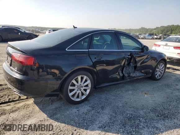 2016 Audi A6 Premium Plus with VIN WAUFMAFC1GN000735, listed as a Copart auction lot 60541845 with 54,537 mi miles and Salvage title. Bid and sale history available at DreamBid. Image 3.