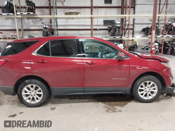 2020 Chevrolet Equinox LT with VIN 3GNAXUEVXLL124710, listed as a IAAI auction lot 41453262 with 70,687 mi miles. Bid and sale history available at carsss.com. Image 13.