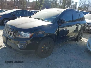 2017 Jeep Compass 75th Anniversary Edition with VIN 1C4NJDBBXHD167754, listed as a IAAI auction lot 41705567 with 113,973 mi miles. Bid and sale history available at carsss.com. Image 18.