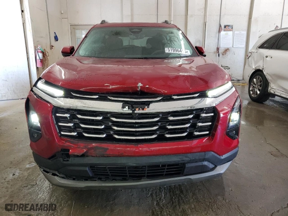 2025 Chevrolet Equinox FWD LT with VIN 3GNAXHEG1SL139796, listed as a Copart auction lot 51996455 with 2,680 mi miles and Salvage Title. Bid and sale history available at carsss.com. Image 5.