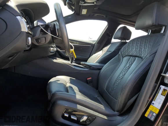 2019 BMW 5 Series 530e with VIN WBAJA9C56KB398509, listed as a Copart auction lot 53948875 with 22,670 mi miles and Salvage title. Bid and sale history available at DreamBid. Image 7.
