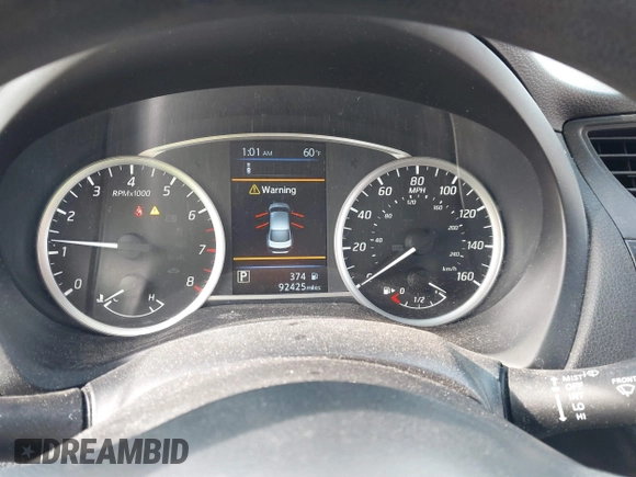 2019 Nissan Sentra S with VIN 3N1AB7AP0KY206322, listed as a IAAI auction lot 42292637 with 92,425 mi miles and . Bid and sale history available at DreamBid. Image 7.
