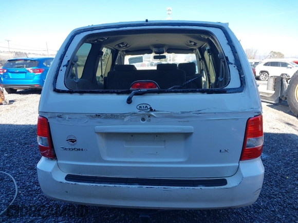 2004 Kia Sedona LX with VIN KNDUP131046577380, listed as a IAAI auction lot 41468710 with 138,451 mi miles and . Bid and sale history available at DreamBid. Image 16.