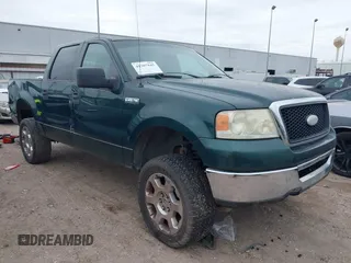 2007 Ford F-150 XLT with VIN 1FTPW14V97KD02295, listed as a IAAI auction lot 41307845 with 201,484 mi miles. Bid and sale history available at carsss.com. Image 1.