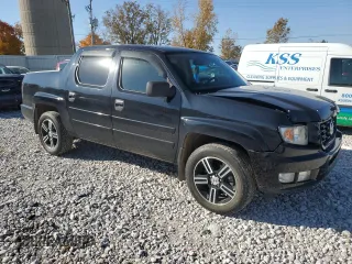 2013 Honda Ridgeline Sport with VIN 5FPYK1F72DB012415, listed as a Copart auction lot 76933314 with 97,727 mi miles and Clean Title. Bid and sale history available at carsss.com. Image 4.
