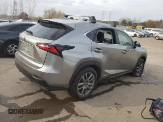 2015 Lexus NX 300h with VIN JTJBJRBZ8F2019315, listed as a Copart auction lot 78043514 with 75,605 mi miles and Salvage title. Bid and sale history available at DreamBid. Image 3.