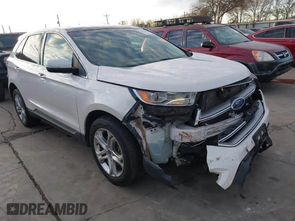 2017 Ford Edge Titanium z VIN 2FMPK4K92HBB10842, wystawiony jako IAAI lot #41307667 z przebiegiem 109 385 mil mil oraz . Historia ofert i sprzedaży dostępna na DreamBid. Obrazek 1.