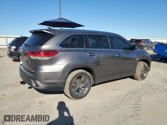 2019 Toyota Highlander Limited z VIN 5TDYZRFH2KS297704, wystawiony jako Copart lot #56280475 z przebiegiem 87 639 mil mil oraz Szkoda całkowita • Salvage title. Historia ofert i sprzedaży dostępna na DreamBid. Obrazek 3.