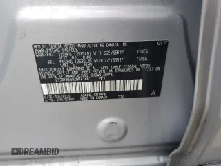 2018 Toyota RAV4 XLE with VIN 2T3RFREV8JW741461, listed as a Copart auction lot 57728244 with 88,925 mi miles and Salvage Title. Bid and sale history available at DreamBid. Image 12.