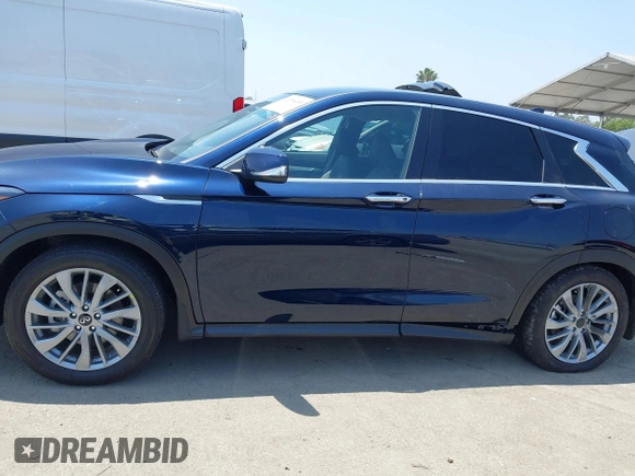 2025 Infiniti QX50 Pure with VIN 3PCAJ5AB8SF108675, listed as a IAAI auction lot 42358485 with 2,321 mi miles and . Bid and sale history available at DreamBid. Image 14.