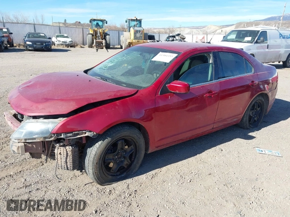 2010 Ford Fusion SE with VIN 3FAHP0HA0AR321457, listed as a IAAI auction lot 41384353 with 230,594 mi miles. Bid and sale history available at carsss.com. Image 2.