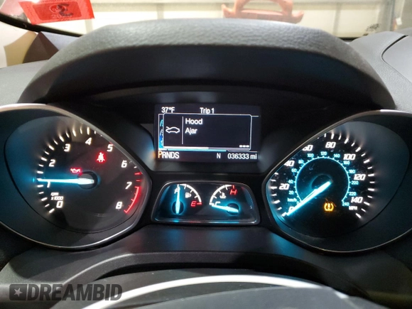 2016 Ford Escape Titanium with VIN 1FMCU9J93GUB50010, listed as a Copart auction lot 85887364 with 36,333 mi miles and Salvage Title. Bid and sale history available at DreamBid. Image 9.