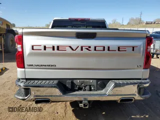 2020 Chevrolet Silverado 1500 LT with VIN 3GCUYDED8LG420960, listed as a Copart auction lot 52071615 with 74,568 mi miles and Salvage Title. Bid and sale history available at DreamBid. Image 6.
