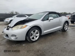 2007 Mitsubishi Eclipse GS with VIN 4A3AL25F97E034470, listed as a Copart auction lot 42193445 with 244,113 mi miles and Salvage Title. Bid and sale history available at carsss.com. Image 1.