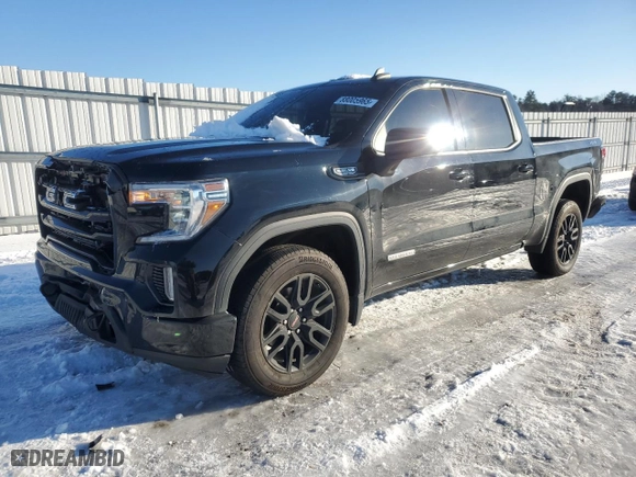 2021 GMC Sierra 1500 Elevation with VIN 3GTU9CED1MG194172, listed as a Copart auction lot 88005965 with 68,632 mi miles and Salvage Title. Bid and sale history available at carsss.com. Image 1.