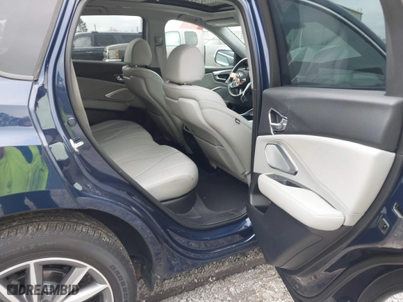2023 Acura RDX w/Technology Package with VIN 5J8TC1H52PL008122, listed as a IAAI auction lot 41453614 with 12,071 mi miles. Bid and sale history available at carsss.com. Image 8.