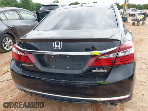 2016 Honda Accord Touring with VIN 1HGCR3F90GA012715, listed as a IAAI auction lot 42399280 with 140,786 mi miles and . Bid and sale history available at DreamBid. Image 16.