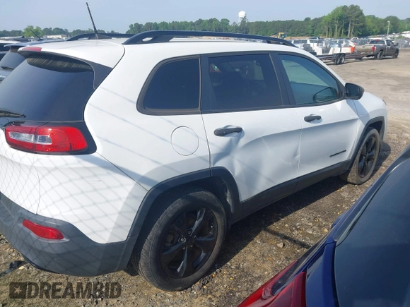2016 Jeep Cherokee Altitude with VIN 1C4PJLABXGW323881, listed as a IAAI auction lot 42289189 with 147,631 mi miles and . Bid and sale history available at DreamBid. Image 4.