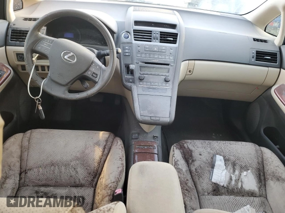2010 Lexus HS 250h with VIN JTHBB1BA7A2017364, listed as a Copart auction lot 76169674 with 148,020 mi miles and Non Repairable. Bid and sale history available at DreamBid. Image 8.