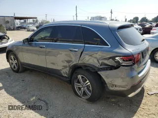 2022 Mercedes-Benz GLC 300 with VIN W1N0G8DB0NV347143, listed as a Copart auction lot 60288505 with 28,989 mi miles and Salvage title. Bid and sale history available at DreamBid. Image 2.