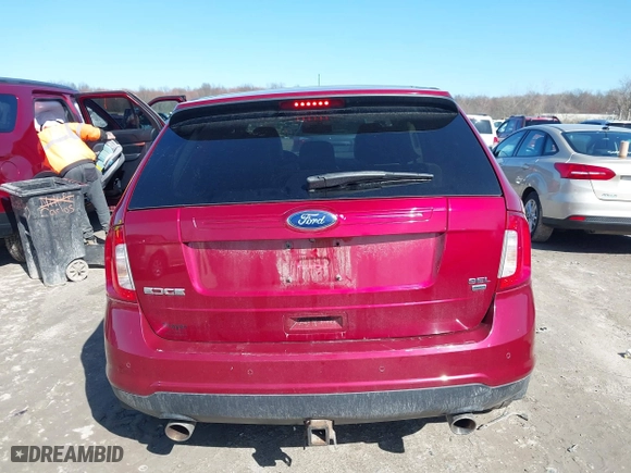 2013 Ford Edge SEL with VIN 2FMDK4JC1DBB77961, listed as a IAAI auction lot 41936661 with 158,148 mi miles. Bid and sale history available at carsss.com. Image 16.