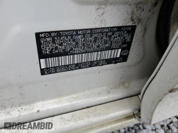 2005 Lexus LS 430 z VIN JTHBN36F955009277, wystawiony jako Copart lot #58974925 z przebiegiem 213 982 mil mil oraz Czysty tytuł • Clean title. Historia ofert i sprzedaży dostępna na DreamBid. Obrazek 12.