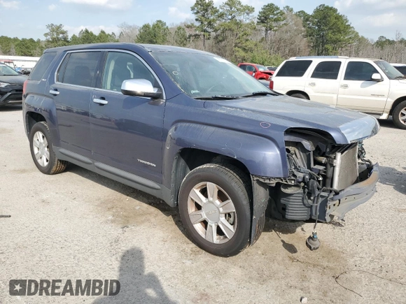2013 GMC Terrain SLE with VIN 2GKALMEK5D6265608, listed as a Copart auction lot 48771585 with 159,567 mi miles and Salvage Title. Bid and sale history available at carsss.com. Image 4.