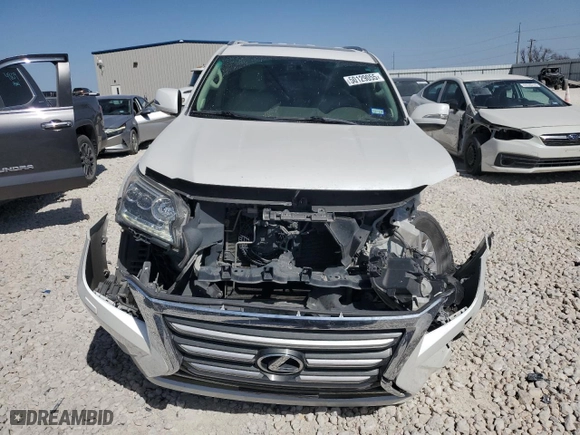 2014 Lexus GX 460 with VIN JTJBM7FX2E5085084, listed as a Copart auction lot 50129055 with 160,294 mi miles and Salvage Title. Bid and sale history available at carsss.com. Image 5.