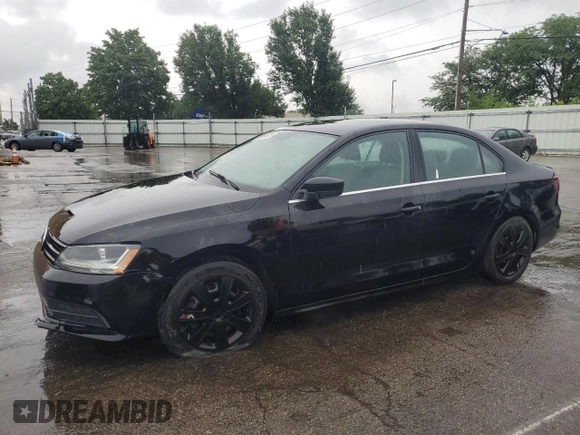 2017 Volkswagen Jetta S z VIN 3VW2B7AJ9HM237420, wystawiony jako Copart lot #64714475 z przebiegiem 188 713 mil mil oraz Czysty tytuł • Clean title. Historia ofert i sprzedaży dostępna na DreamBid. Obrazek 1.