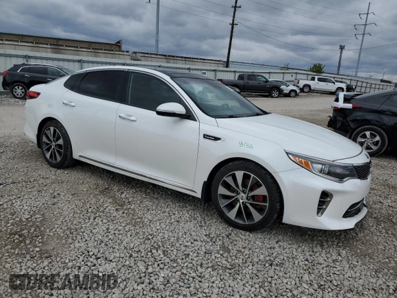 2016 Kia Optima SXL Turbo with VIN 5XXGV4L20GG037840, listed as a Copart auction lot 52806045 with 117,414 mi miles and Salvage title. Bid and sale history available at DreamBid. Image 4.